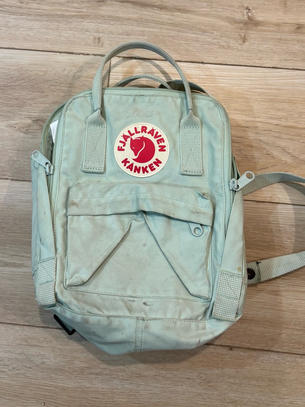 FJALLRAVEN KANKEN MINI 23561 BACKPACK Mint GREEN 7L UNISEX